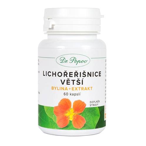 Dr. Popov Lichořeřišnice větší bylina + extrakt 60 kapslí