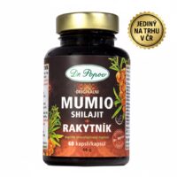 Mumio (Shilajit) s rakytníkem, 60 kapslí