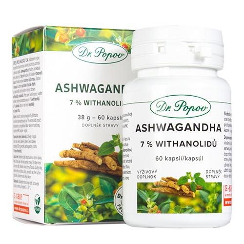 Ashwagandha , 60 kapslí Dr. Popov